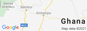 Kintampo map